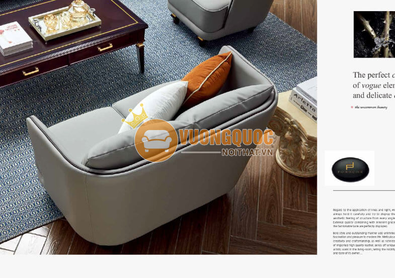 Bộ sofa phòng khách nhập khẩu TSE3085
